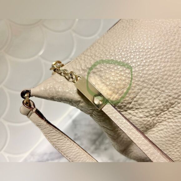 Kate Spade Grey Leather Shoulder Bag Handbag WKRU33221 - Picture 2 of 11